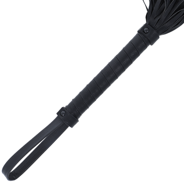 Frusta bondage Darkness in Nero - Elegante giocattolo BDSM per adulti